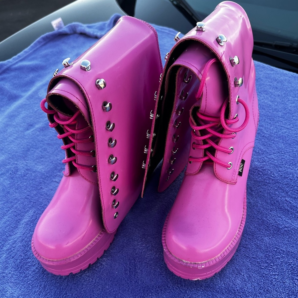 Roc Boots Australia platform Pink Lash Boots